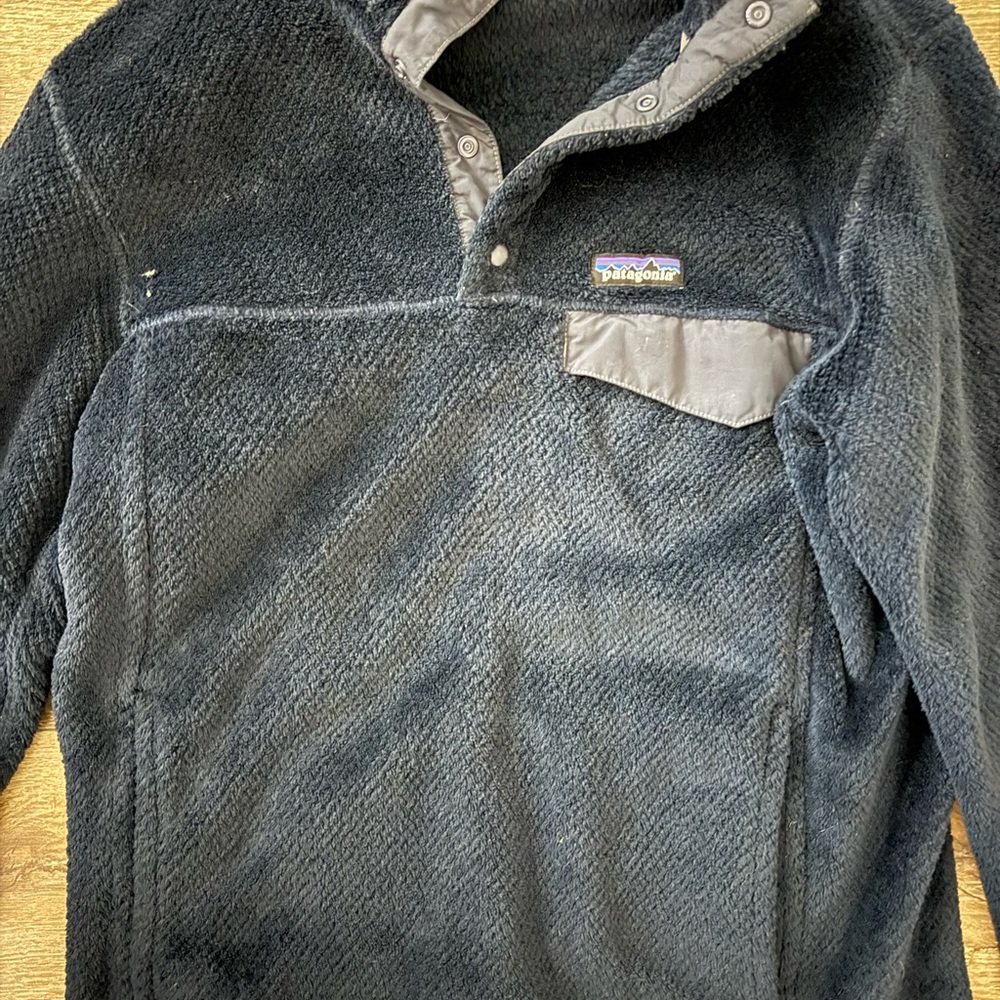 Patagonia Navy Quarter Zip Fleece
